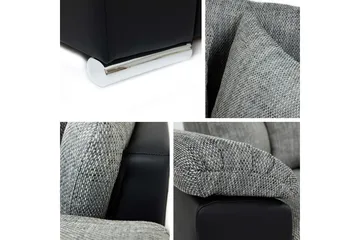 Camior Bäddsoffa med Divan 3-sits - Grå - Products - Möbler - Soffa - Bäddsoffa - Bäddsoffa divan