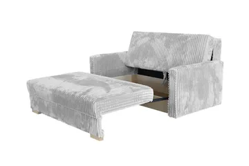 Denegal 2-sits liten bäddsoffa i Sammet - Beige - Products - Möbler - Soffa - Bäddsoffa - 2 sits bäddsoffa