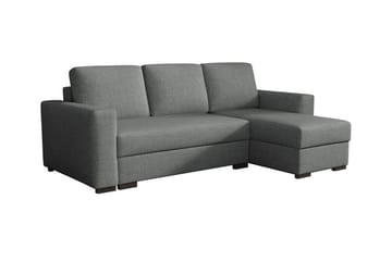 Denegal 3-sits Hörnbäddsoffa - Mörkgrå - Products - Möbler - Soffa - Bäddsoffa - Hörnbäddsoffa