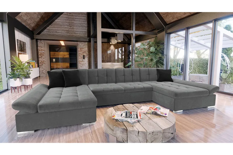 Dewitt 4-sits Hörnsoffa - Products - Möbler - Soffa - Bäddsoffa - U bäddsoffa