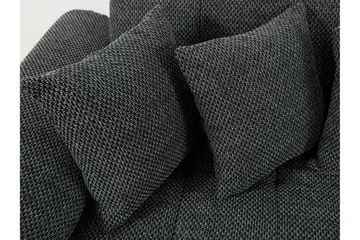 Dynir 4-sits Bäddsoffa - Röd/Svart - Products - Möbler - Soffa - Bäddsoffa - Bäddsoffa divan