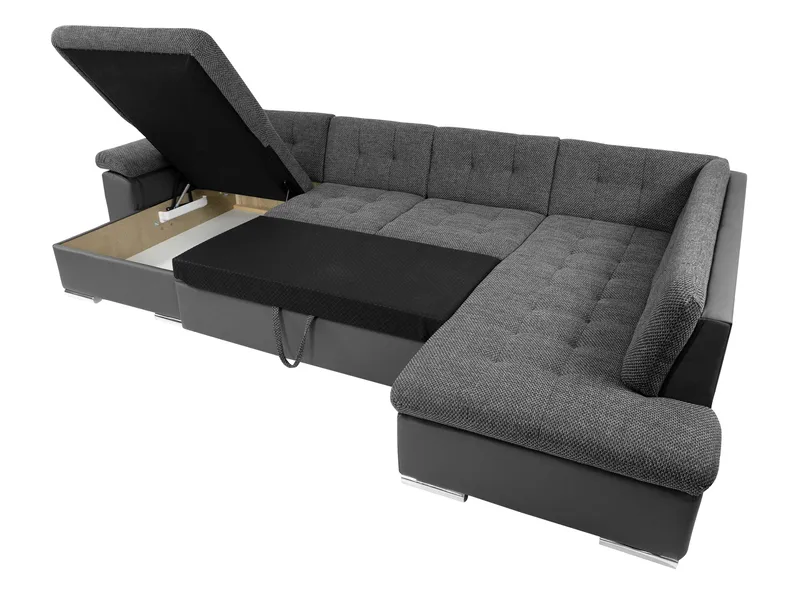 Dynir Bäddsoffa med Divan och Schäslong 5-sits - Beige - Products - Möbler - Soffa - Bäddsoffa - Bäddsoffa divan