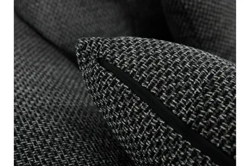 Dynir Stor Hörnbäddsoffa Divan med Förvaring Höger 350 cm - Svart / Grå - Products - Möbler - Soffa - Bäddsoffa - Bäddsoffa längsbäddad