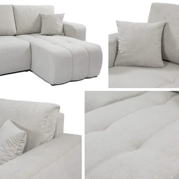 Flo Bäddsoffa med Divan 3-sits - Grön - Products - Möbler - Soffa - Bäddsoffa - Bäddsoffa divan