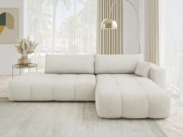 Flo Bäddsoffa med Divan 4-sits - Vit - Products - Möbler - Soffa - Bäddsoffa - Bäddsoffa divan