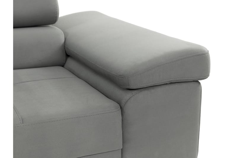 Gabina Bäddsoffa 3-sits i Konstläder - Grå - Products - Möbler - Soffa - Bäddsoffa - 3 sits bäddsoffa