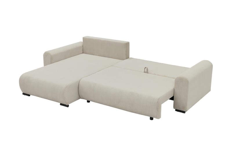 Handda Bäddsoffa med Divan 3-sits i Chenille - Grön - Products - Möbler - Soffa - Bäddsoffa - Bäddsoffa divan