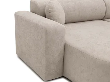 Hanish Bäddsoffa Dubbeldivan 5-sits - Vit - Products - Möbler - Soffa - Bäddsoffa - U bäddsoffa
