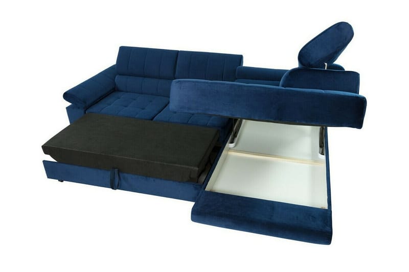 Kintore 3-sits Hörnbäddsoffa Black - Products - Möbler - Soffa - Bäddsoffa - Hörnbäddsoffa