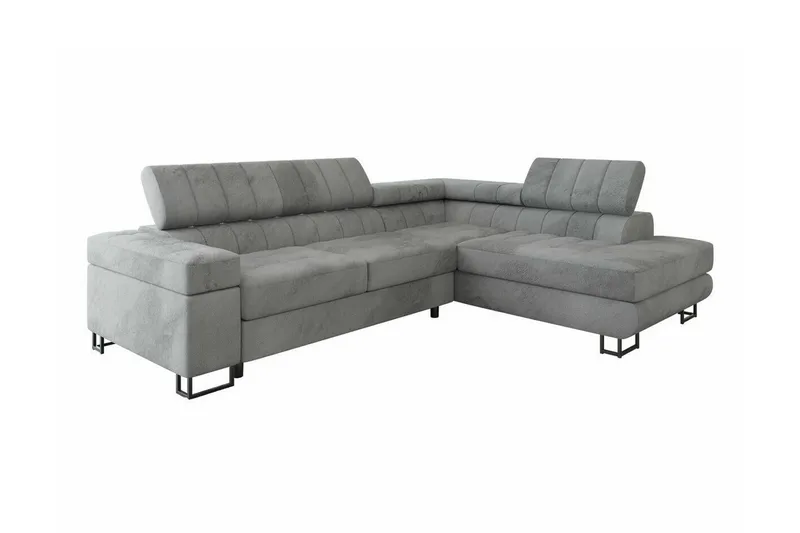 Kintore 3-sits Hörnbäddsoffa Light grey/Dark grey