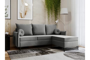 Knocklong 3-sits Hörnbäddsoffa - Grå - Products - Möbler - Soffa - Bäddsoffa - Hörnbäddsoffa
