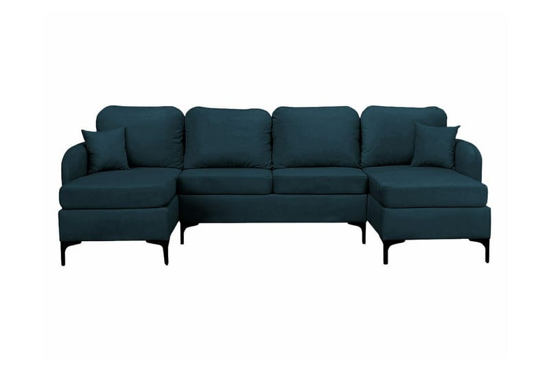 Knocklong 4-sits Hörnbäddsoffa Dark blue - Products - Möbler - Soffa - Bäddsoffa - Hörnbäddsoffa