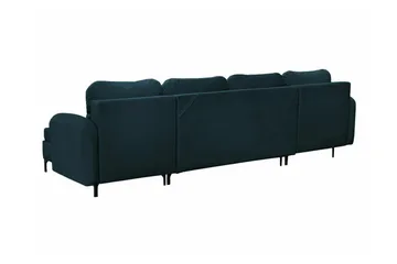 Knocklong 4-sits Hörnbäddsoffa Dark blue - Products - Möbler - Soffa - Bäddsoffa - Hörnbäddsoffa