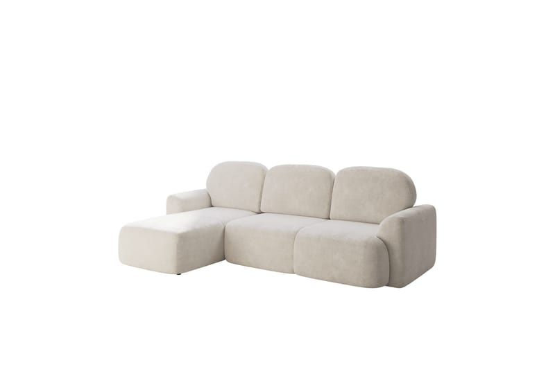 Korfu Bäddsoffa m. Divan 3-sits, Beige