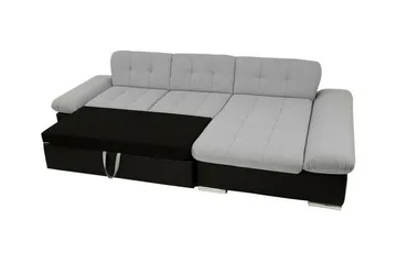 Lomux 3-sits Hörnbäddsoffa Light grey/Dark grey - Products - Möbler - Soffa - Bäddsoffa - Bäddsoffa längsbäddad