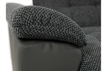 Niko U-Bäddsoffa 350x205x76 cm Divan Vänster - Grå - Products - Möbler - Soffa - Bäddsoffa - Bäddsoffa divan