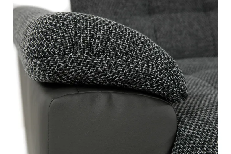 Niko U-Bäddsoffa 350x205x76 cm Divan Vänster - Grå - Products - Möbler - Soffa - Bäddsoffa - Bäddsoffa divan
