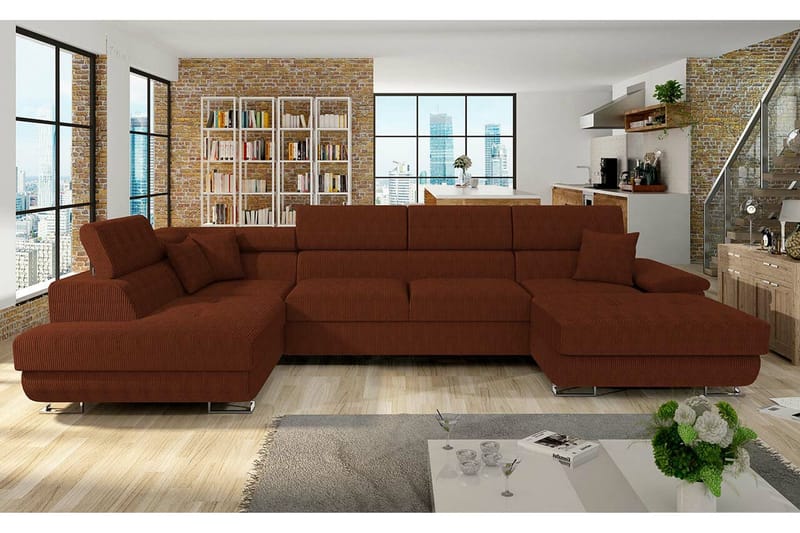 Reginia 4-sits Hörnbäddsoffa - Products - Möbler - Soffa - Bäddsoffa - Hörnbäddsoffa