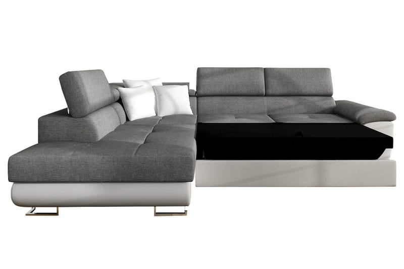 Reginia Bäddsoffa m. Schäslong L-formad - Products - Möbler - Soffa - Bäddsoffa - Bäddsoffa längsbäddad
