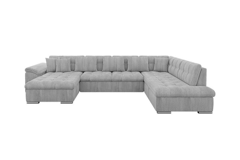 Sakri 5-sits Hörnbäddsoffa Light grey/Dark grey - Products - Möbler - Soffa - Bäddsoffa - Bäddsoffa divan
