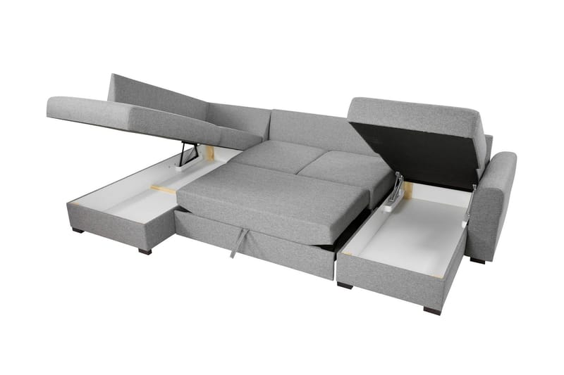 Taberk Bäddsoffa med Divan och Schäslong 4-sits - Beige - Products - Möbler - Soffa - Bäddsoffa - Bäddsoffa divan