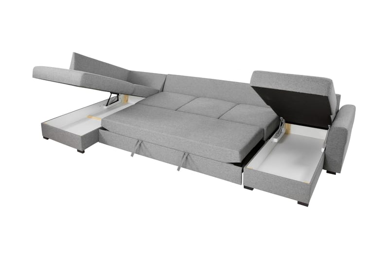 Taberk Bäddsoffa med Divan och Schäslong 5-sits - Rosa - Products - Möbler - Soffa - Bäddsoffa - Bäddsoffa divan