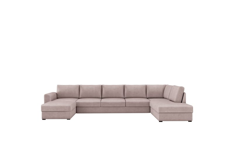 Taberk Bäddsoffa med Divan och Schäslong 5-sits - Rosa - Products - Möbler - Soffa - Bäddsoffa - Bäddsoffa divan