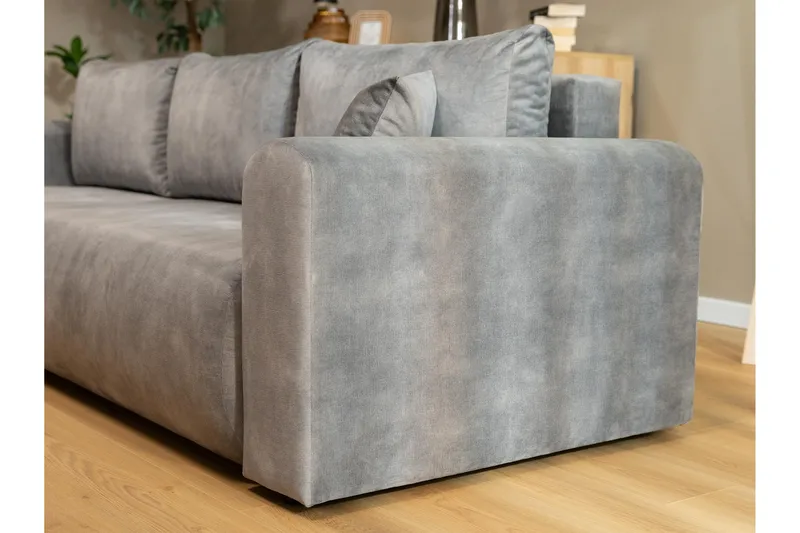 Tacon Bäddsoffa m. Divan 3-sits - Blå - Products - Möbler - Soffa - Bäddsoffa - Bäddsoffa divan