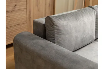 Tacon Bäddsoffa m. Divan 3-sits - Brun - Products - Möbler - Soffa - Bäddsoffa - Bäddsoffa divan