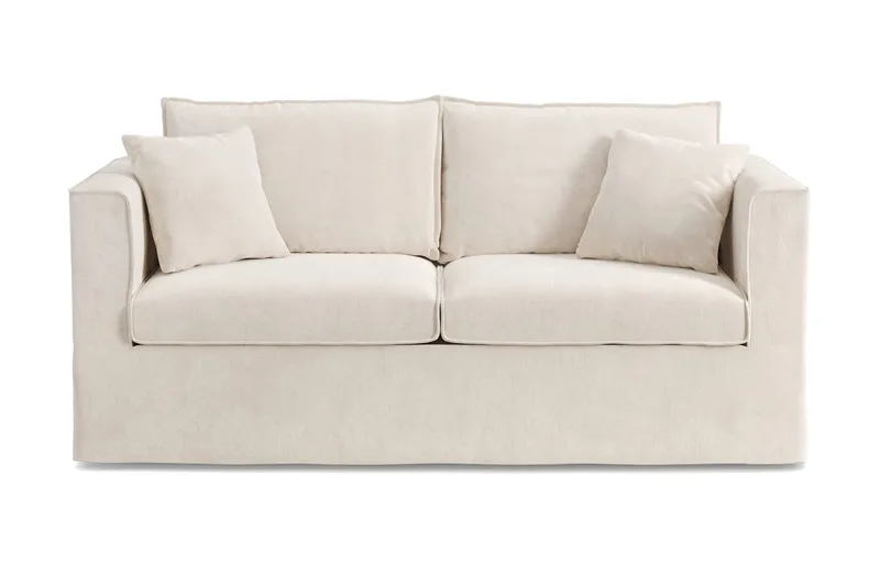 Utan madrass - Beige/Vit