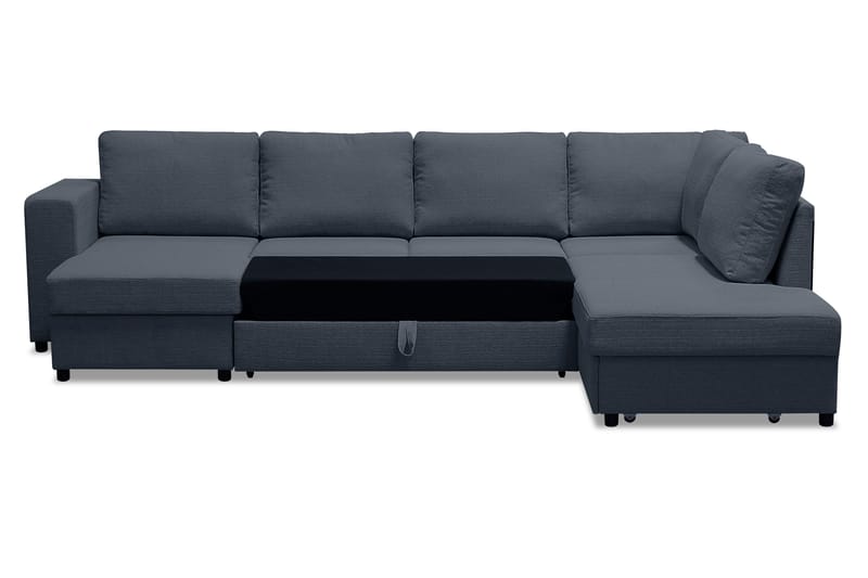 Verona U-bäddsoffa med Divan Vänster - Mörkgrå - Products - Möbler - Soffa - Bäddsoffa - Bäddsoffa divan