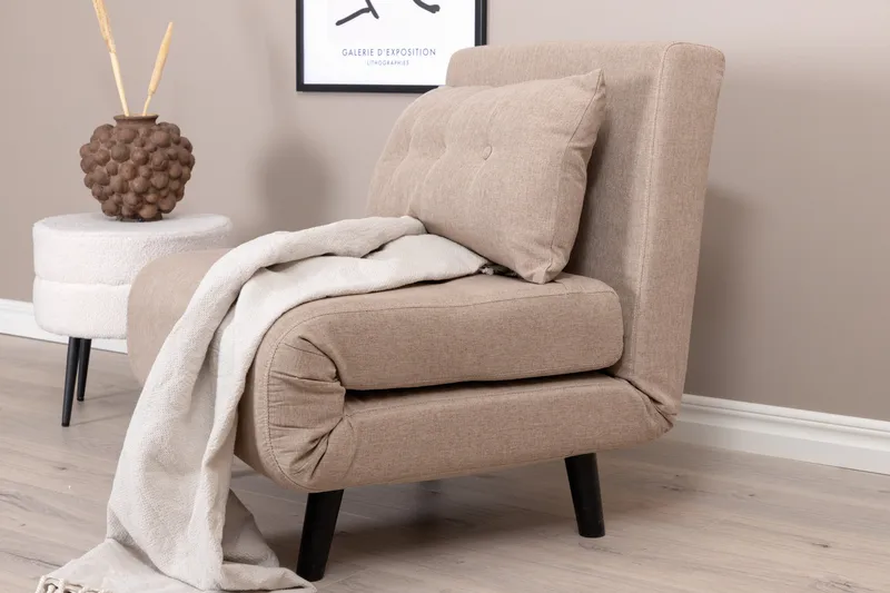 Vicky Bäddsoffa - Brun/Svart - Products - Möbler - Soffa - Bäddsoffa - Framåtbäddad bäddsoffa