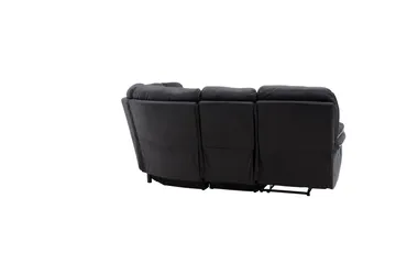 Saranda Reclinersoffa - Svart - Products - Möbler - Soffa - Biosoffa & reclinersoffa - 4 sits biosoffa & reclinersoffa