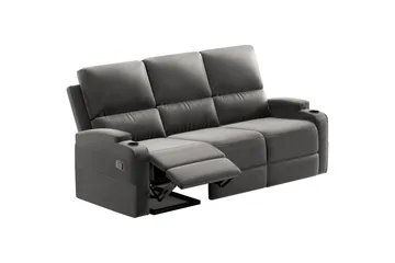 Dallas Reclinersoffa 3-sits - Grå - Products - Möbler - Soffa - Biosoffa & reclinersoffa
