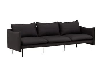 Brunskär Soffa 3-sits Svart - Vind - Products - Möbler - Soffa - 3 sits soffa