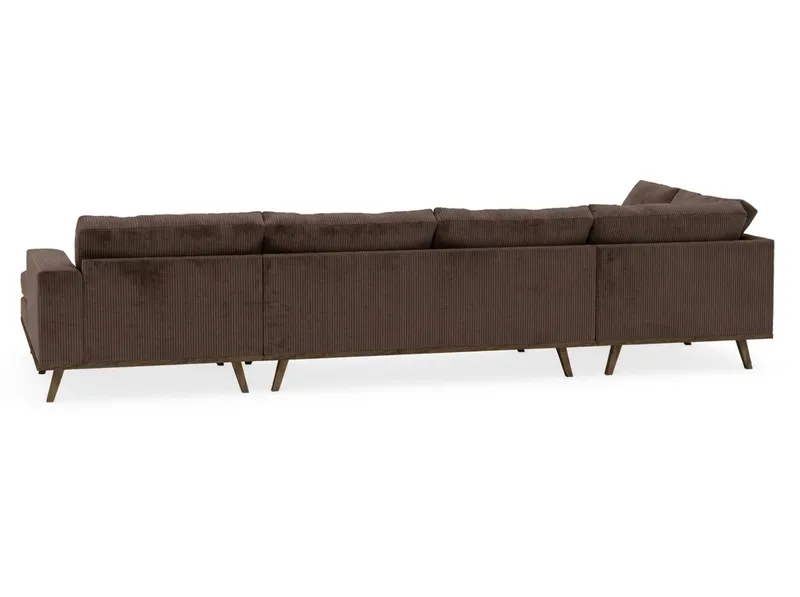 Copenhagen 5-sits Vänstervänd U-formad Large Soffa med Divan och Schäslong i Manchester - Mörkbrun - Products - Möbler - Soffa - U-soffa