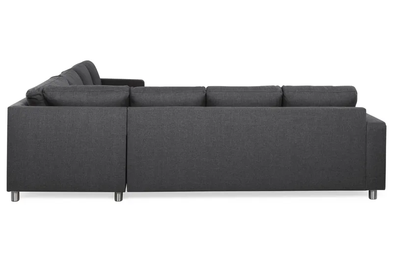 Crazy 6-sits Vändbar L-formad X-Large Hörnsoffa i Tyg - Mörkgrå - Products - Möbler - Soffa - Hörnsoffa