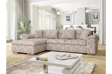 Camior Soffa med Divan 3-sits - Flerfärgad/Beige - Products - Möbler - Soffa - Divansoffa & schäslongsoffa - 3 sits soffa med divan