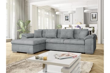 Camior Soffa med Divan 3-sits - Grå - Products - Möbler - Soffa - Divansoffa & schäslongsoffa - 3 sits soffa med divan