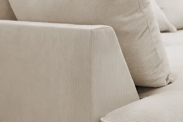 Rossita Lyx 4-sits Extra djup Soffa med Schäslong Vänster - Greige Manchester - Products - Möbler - Soffa - Divansoffa & schäslongsoffa - 4 sits soffa med divan