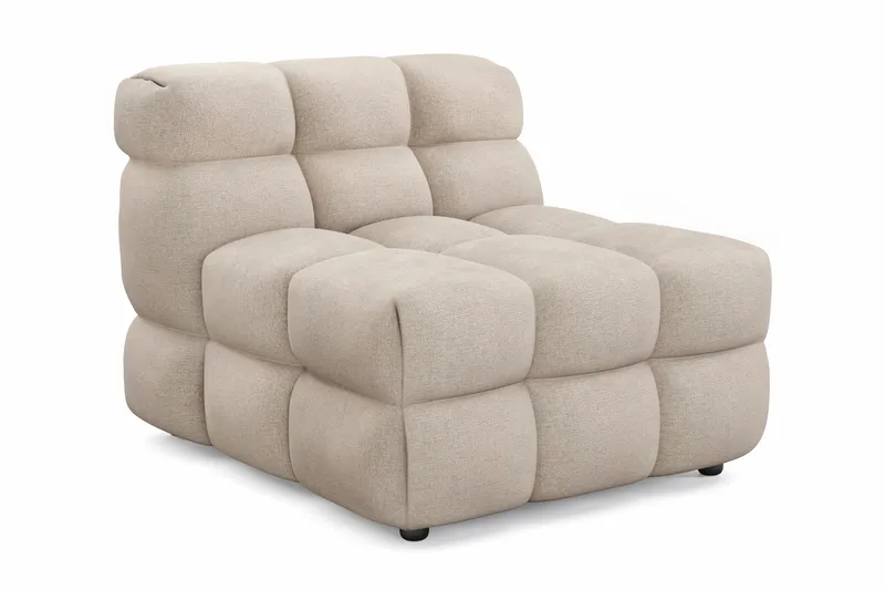 Elise Bubblig Soffgrupp 3-sits Soffa + Fåtölj - Beige - Products - Möbler - Soffa - Soffgrupp