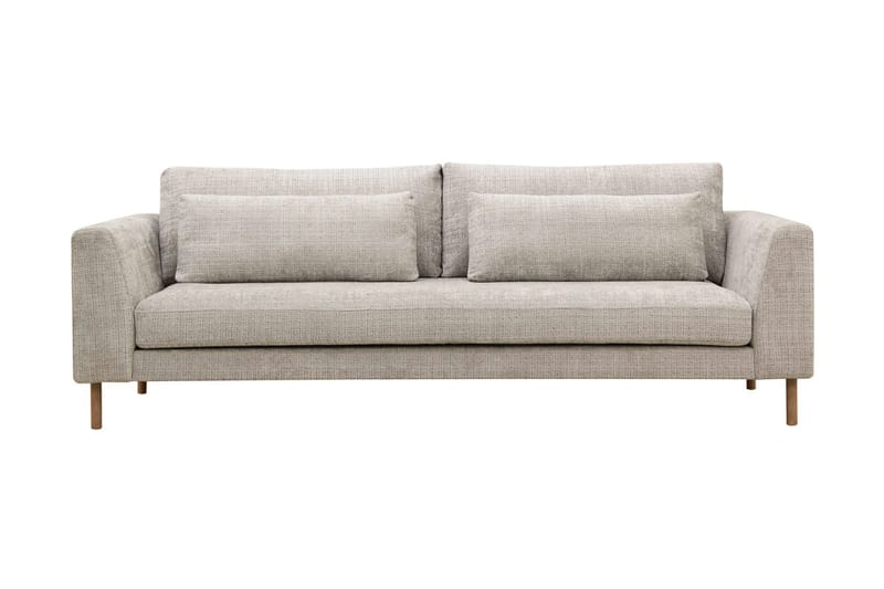 Florenz 3-sits Soffa i Chenille - Grå/Beige - Products - Möbler - Soffa - 3 sits soffa