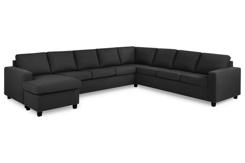 Crazy 7-sits Vändbar U-formad XX-Large Hörnsoffa med divan i Tyg - Antracit - Products - Möbler - Soffa - Hörnsoffa