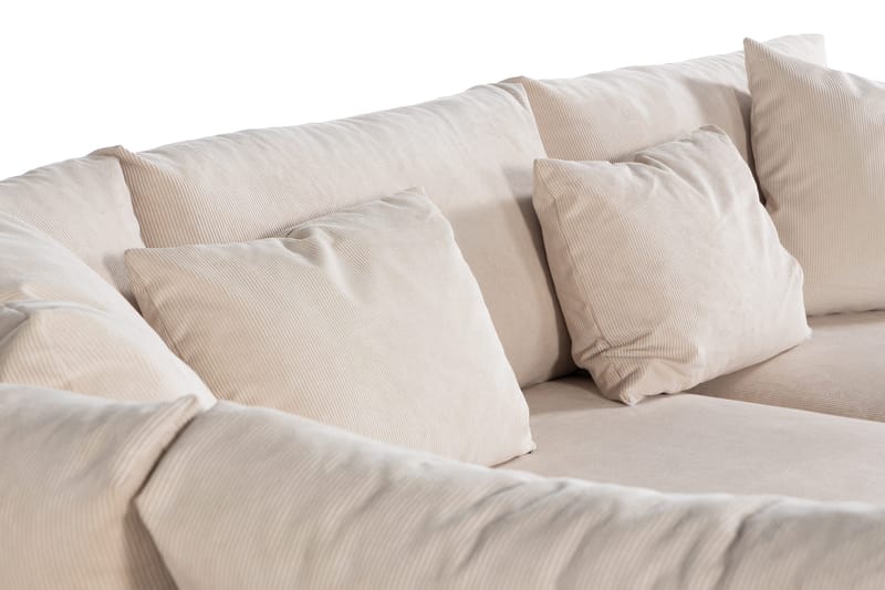 Menard Soffgrupp 4-sits Vänstervänd L-formad Schäslongsoffa + Stor Fåtölj i Manchester - Beige - Products - Möbler - Soffa - Soffgrupp