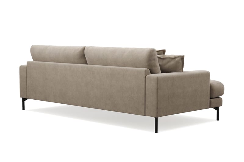Menard Premium 4-sits Djup Soffa i Tyg - Brun - Products - Möbler - Soffa - 4 sits soffa