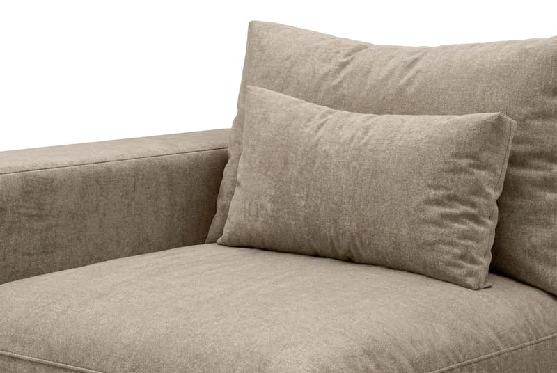 Dubai Armstöd Vänster i Tyg - Beige/Grå - Products - Möbler - Soffa - Modulsoffa - Övriga moduler till modulsoffa