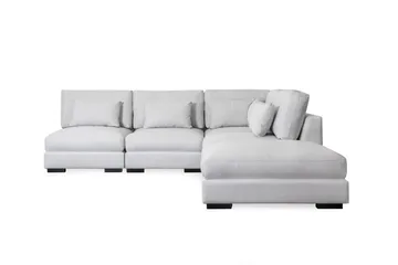 Dubai Schäslongsoffa Vänster, Beige