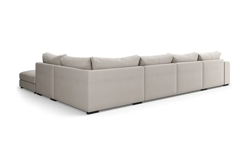 Dubai Stor U-modulsoffa med Divan Vänster 432 cm - Beige - Products - Möbler - Soffa - Modulsoffa - Komplett modulsoffa