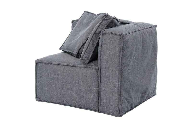 Oceanis Hörnmodul/armstödsmodul höger - Mörkgrå - Products - Möbler - Soffa - Modulsoffa - Hörnmodul