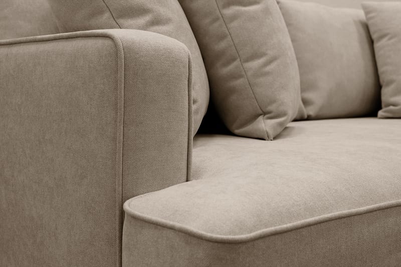 Rossita 4-sits Djup Tygsoffa - Brun - Products - Möbler - Soffa - 4 sits soffa